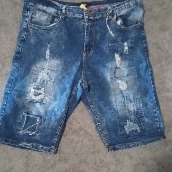 Public Supply Co distressed denim shorts, size 36 - Picture 1 of 4